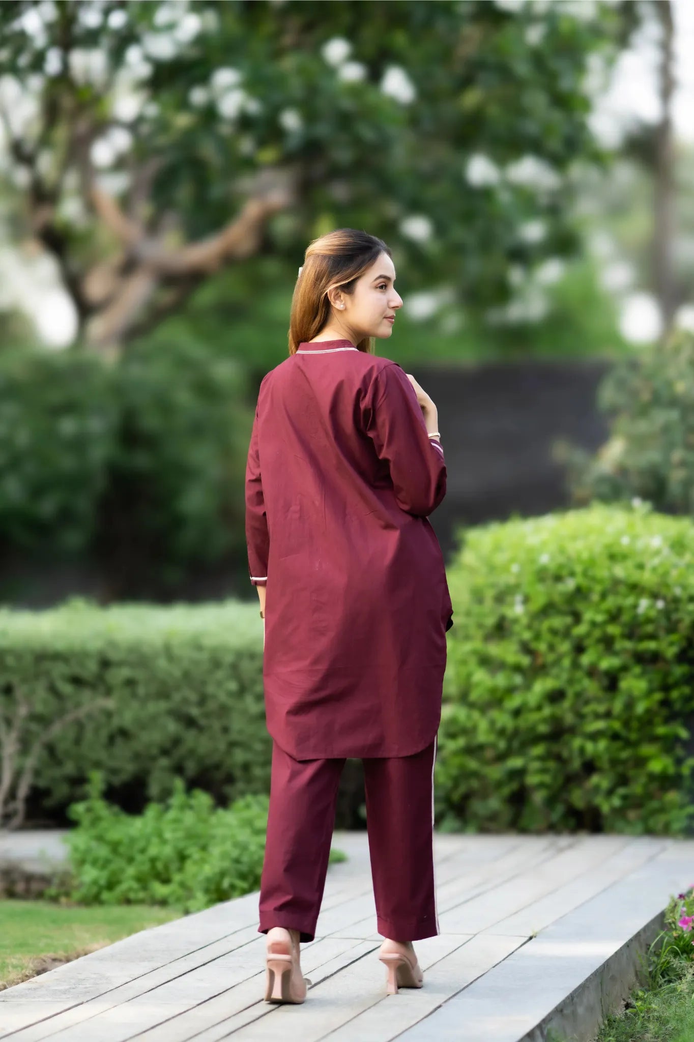Maroon Meadow Set