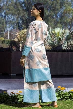 Block print Cotton Linen Coord Set - Visramaa