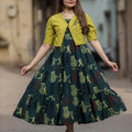 Tribal Melody Flared Dress with Jacket