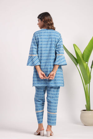 Firozi cotton coord set - Visramaa