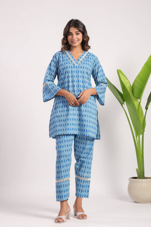 Firozi cotton coord set - Visramaa