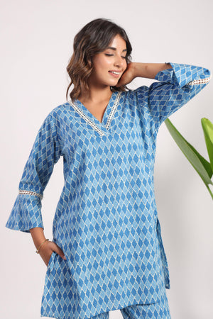 Firozi cotton coord set - Visramaa