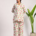 Pink Rose Print Coord Set - Visramaa