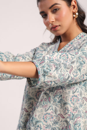 Sea green cotton nightsuit - Visramaa