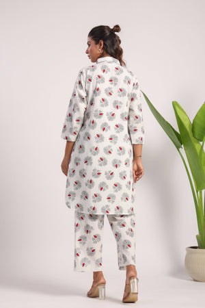 Block Print Cotton Coord Set - Visramaa