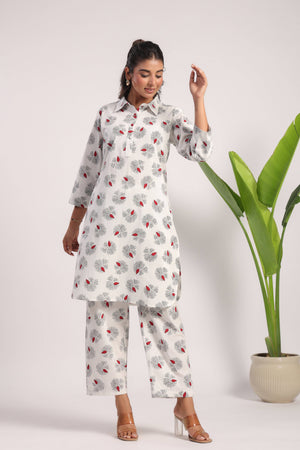 Block Print Cotton Coord Set - Visramaa