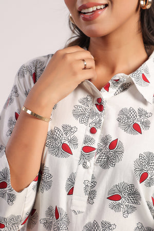 Block Print Cotton Coord Set - Visramaa