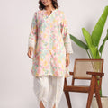 Pink floral cotton coord set - Visramaa
