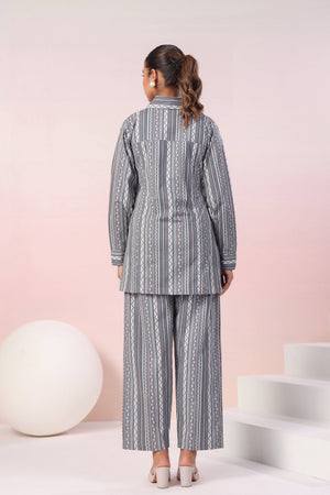 Grey cotton poplin coord set - Visramaa