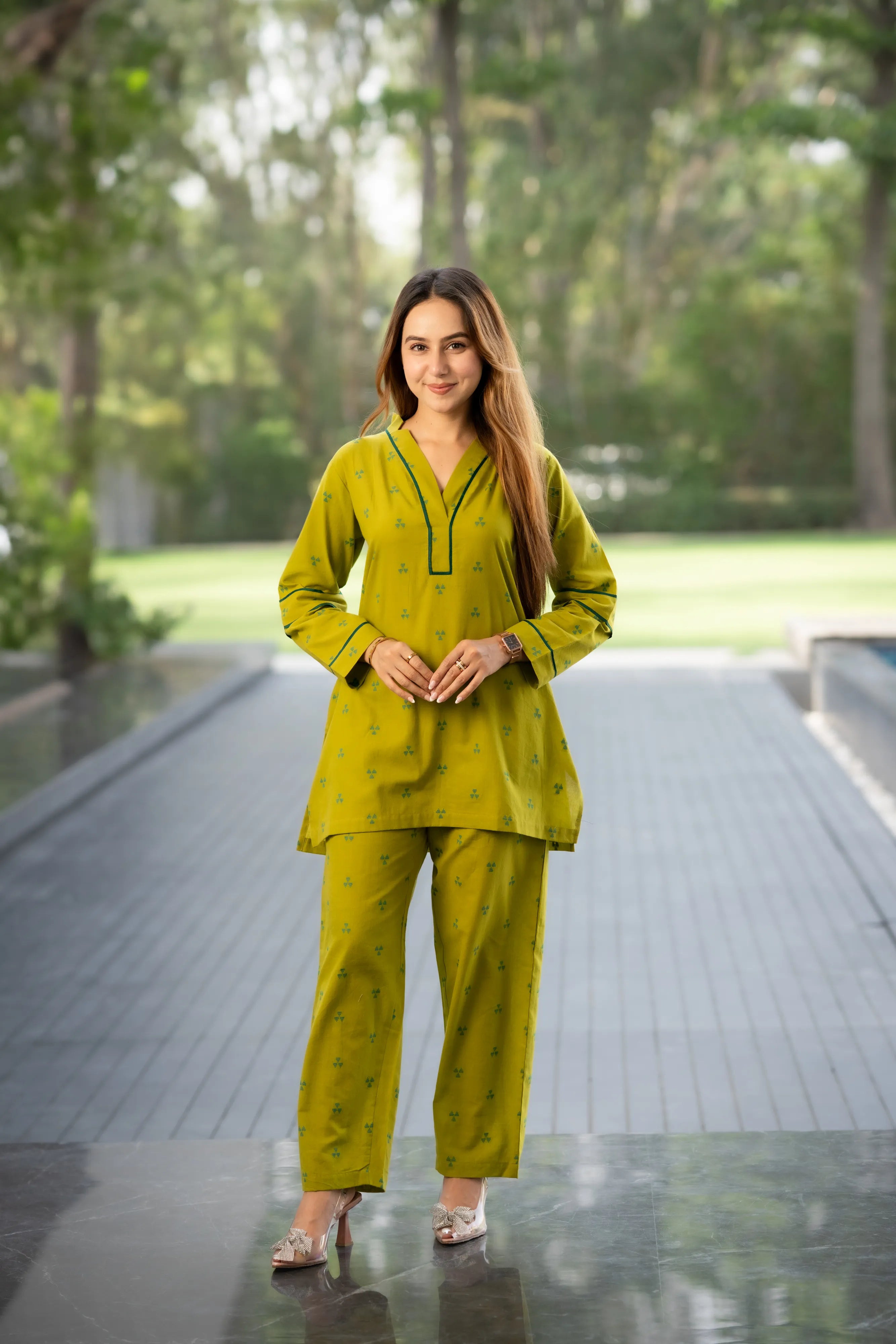 Olive Green Nature coord set