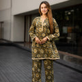 Brick Rust Sanganeri Print Co-Ord Set