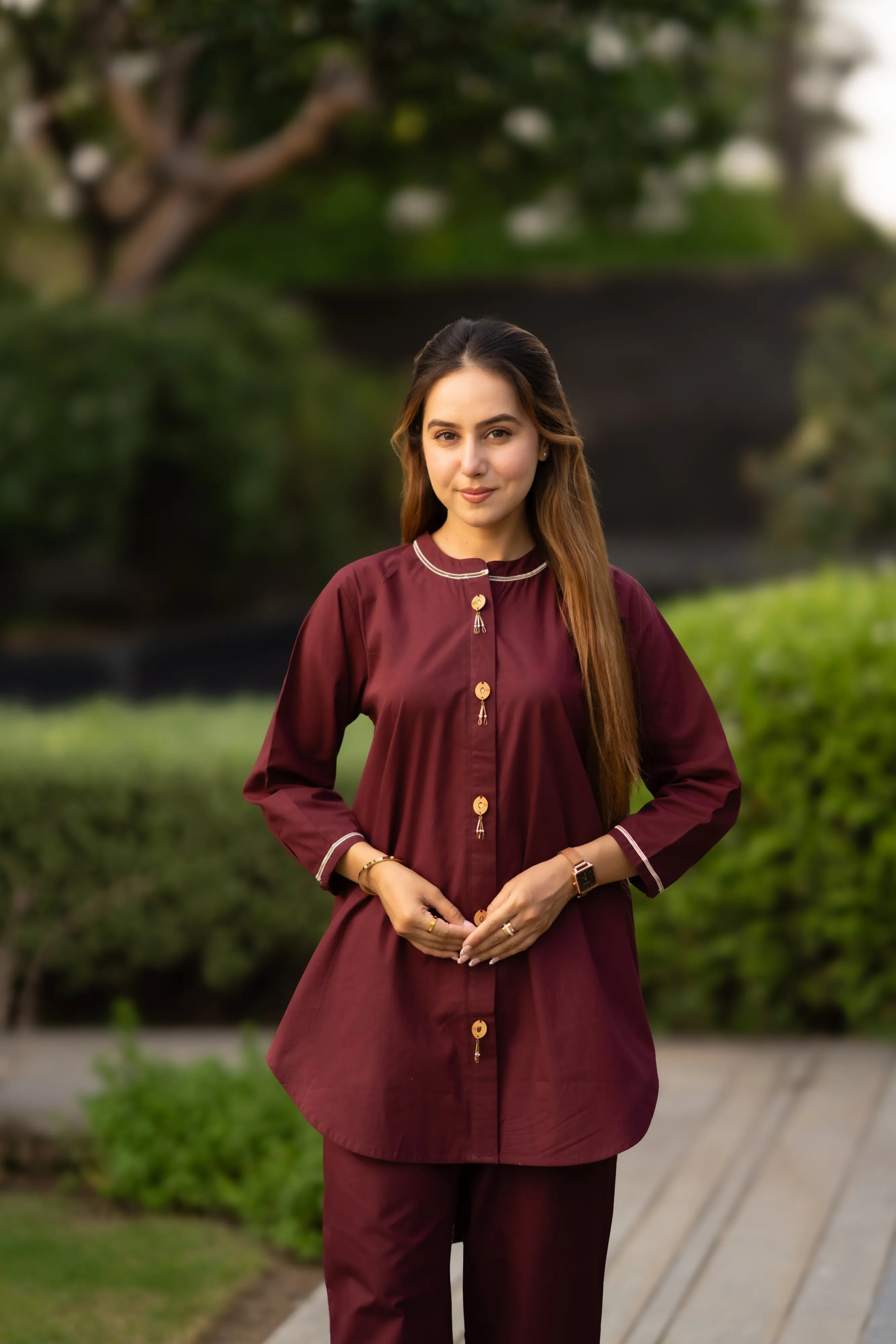 Maroon Meadow Set