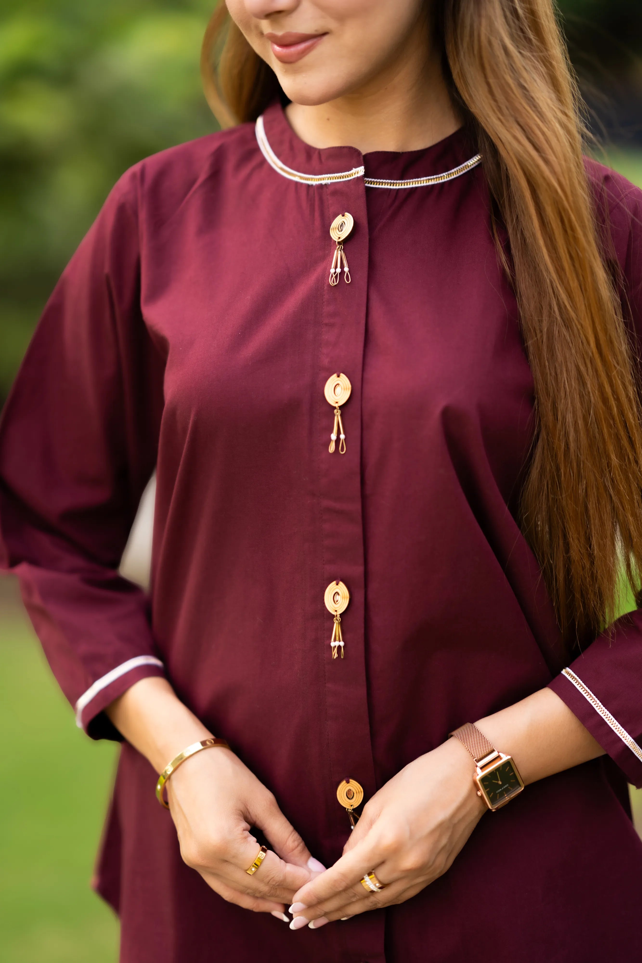 Maroon Meadow Set