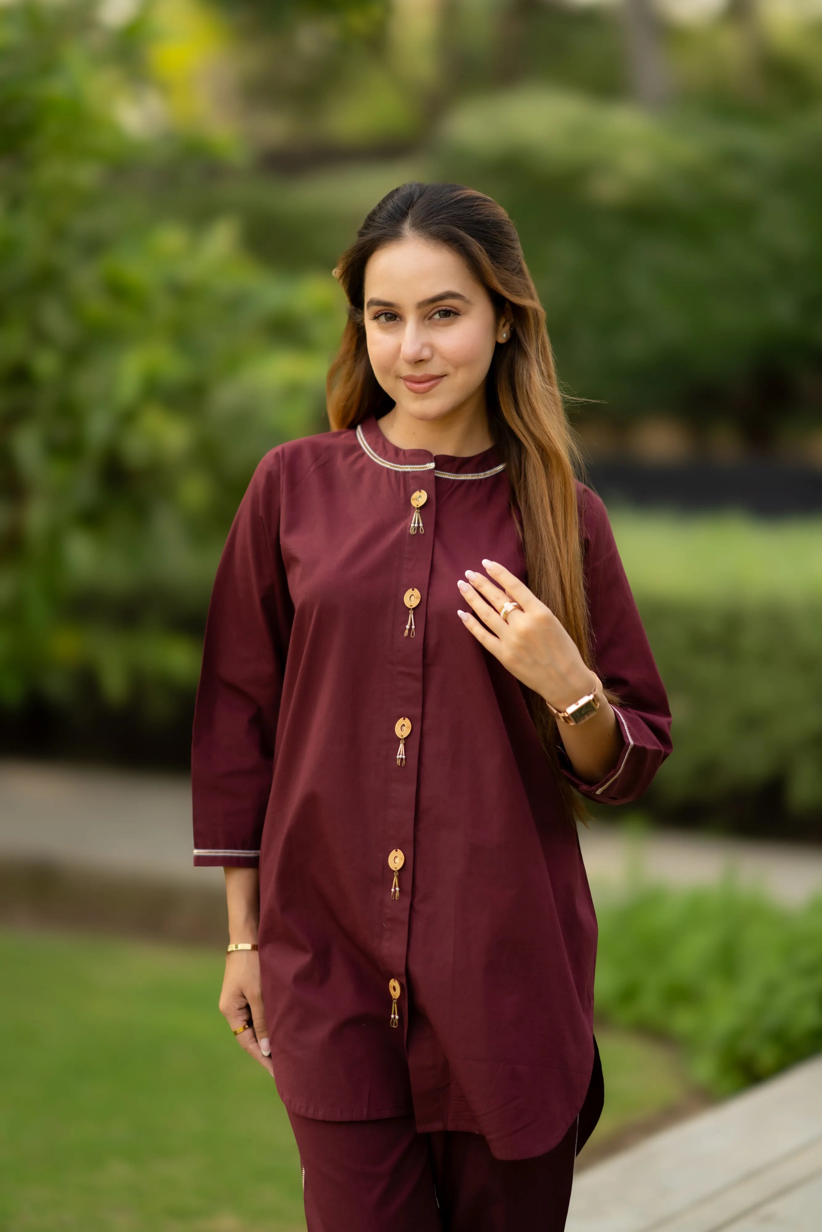 Maroon Meadow Set