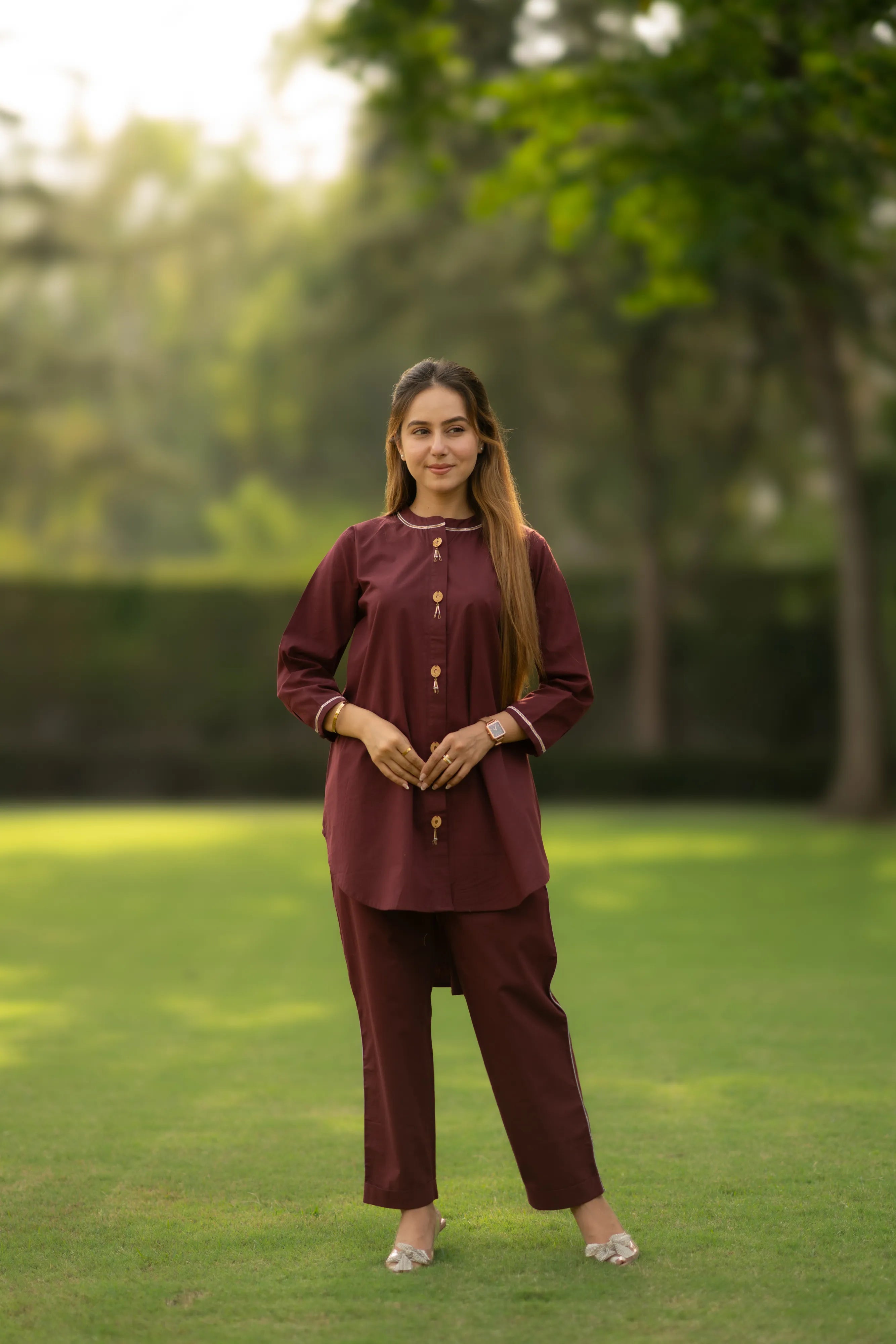 Maroon Meadow Set