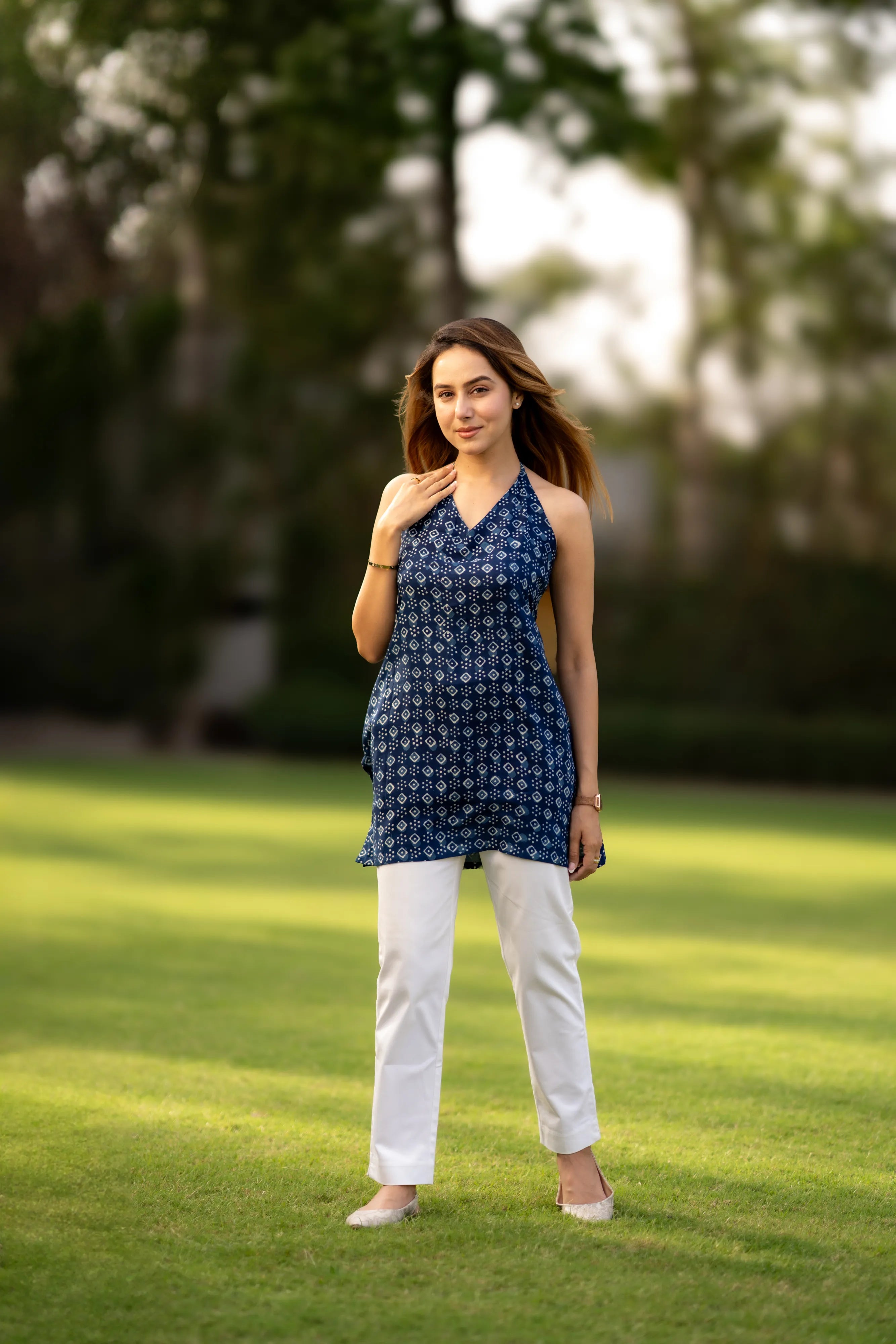 Royal Blue Cotton Shirt