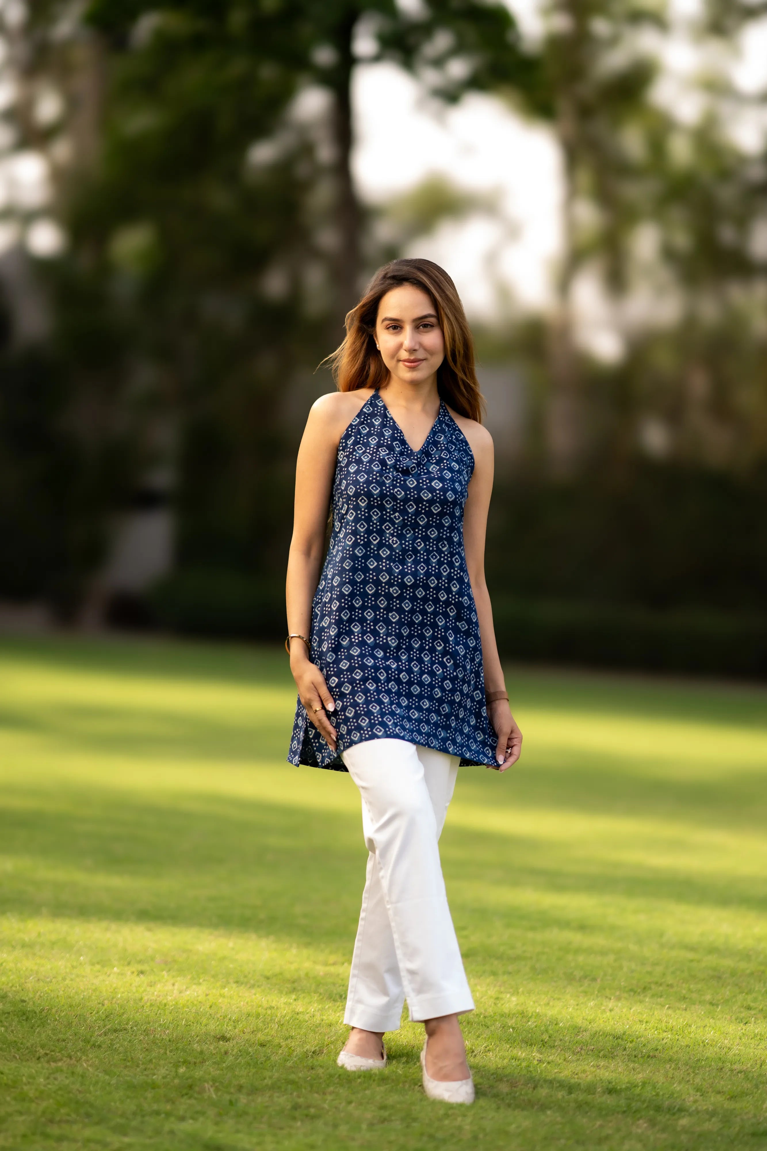 Royal Blue Cotton Shirt
