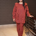 Rust cotton poplin set - Visramaa