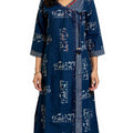 Indigo Handblock Print Cotton Kurta Set