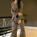 Floral Dawn Brown Co-ord Set - Visramaa