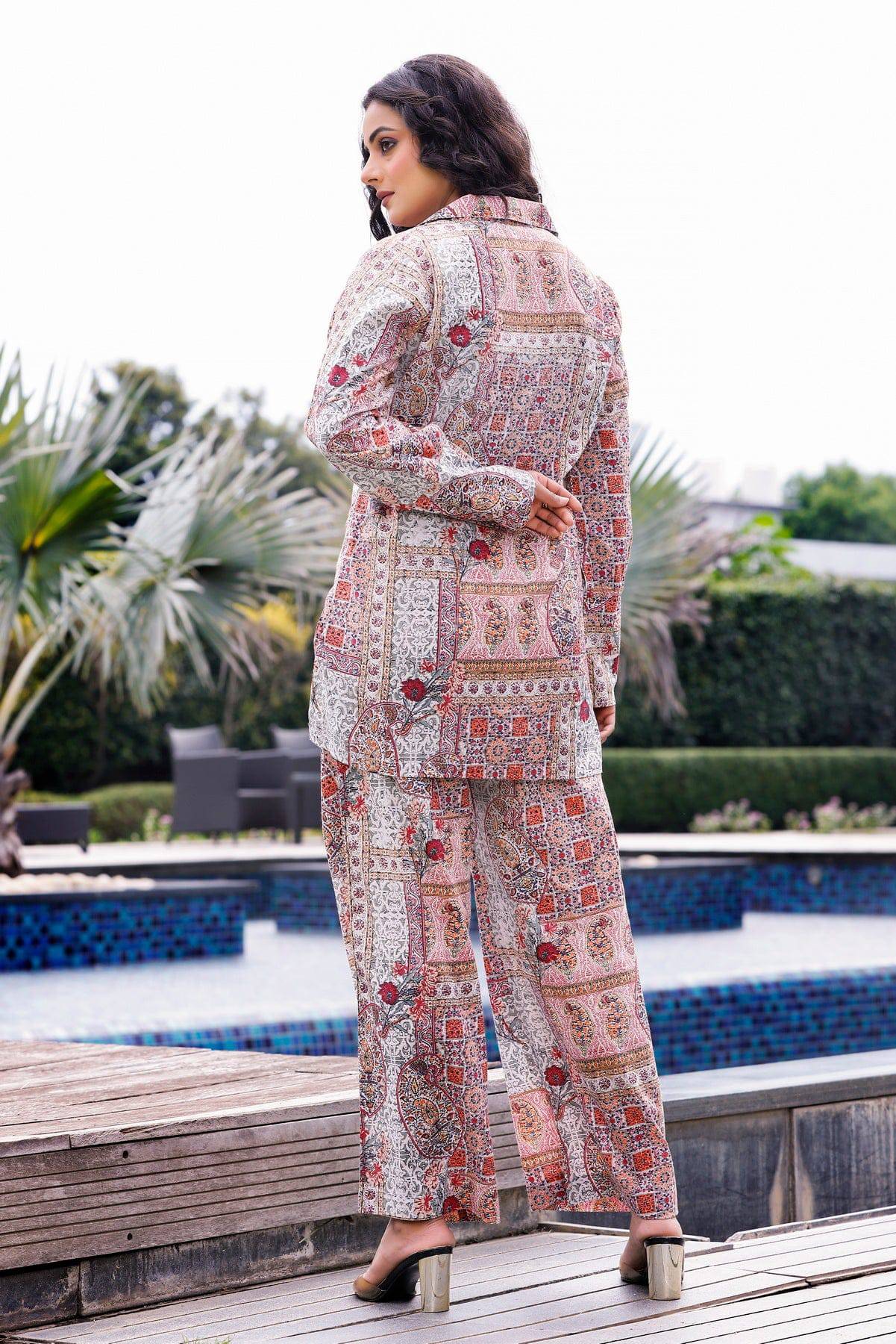 Abstract Print Coord Set - Visramaa