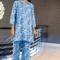 Abstract Print Linen Coord Set - Visramaa