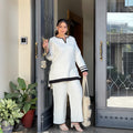 White Jute Cotton Set - Visramaa