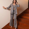 Blue Silk Coord Set - Visramaa