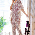 Kaftan Style Floral Print Coord Set - Visramaa