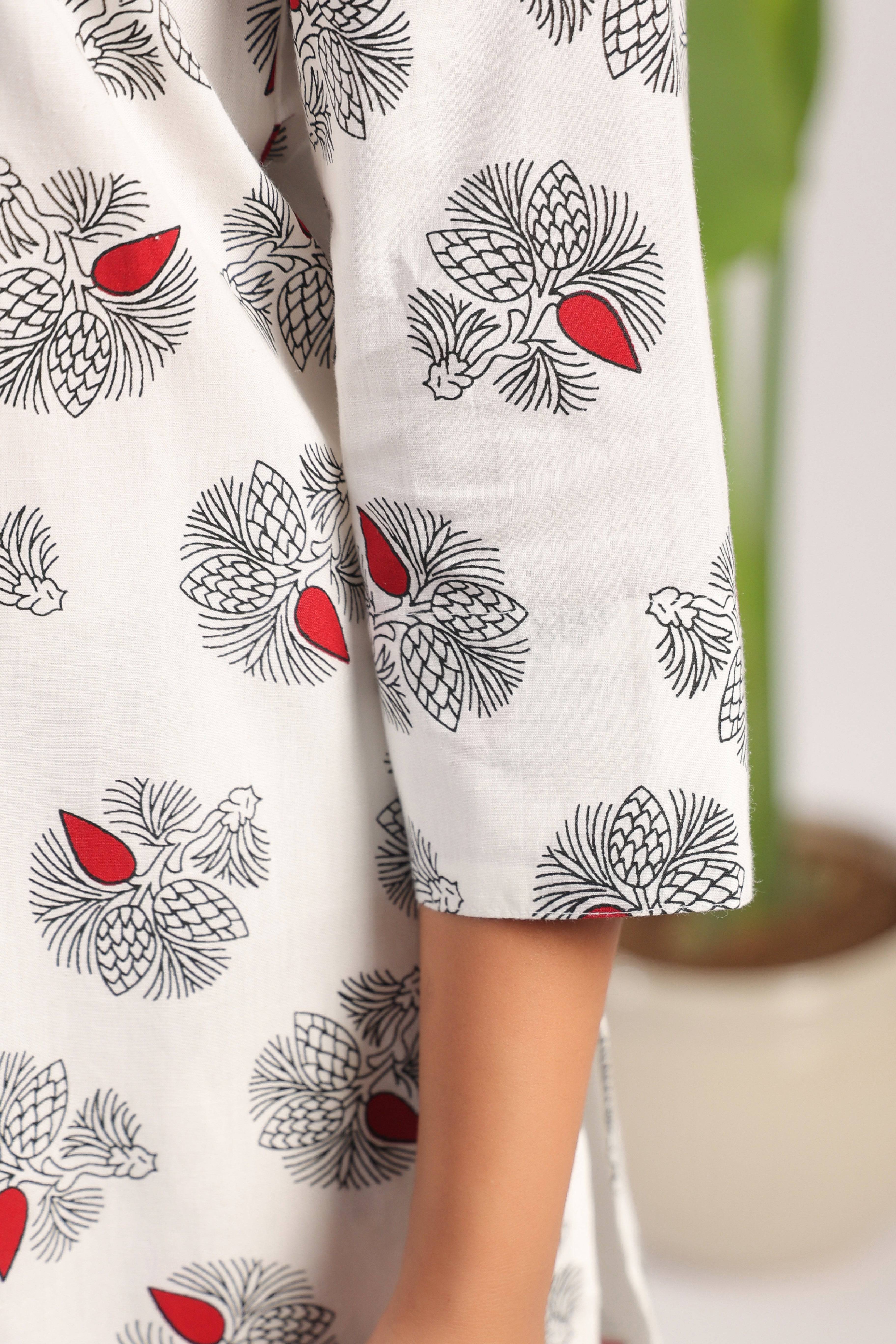 Block Print Cotton Coord Set - Visramaa