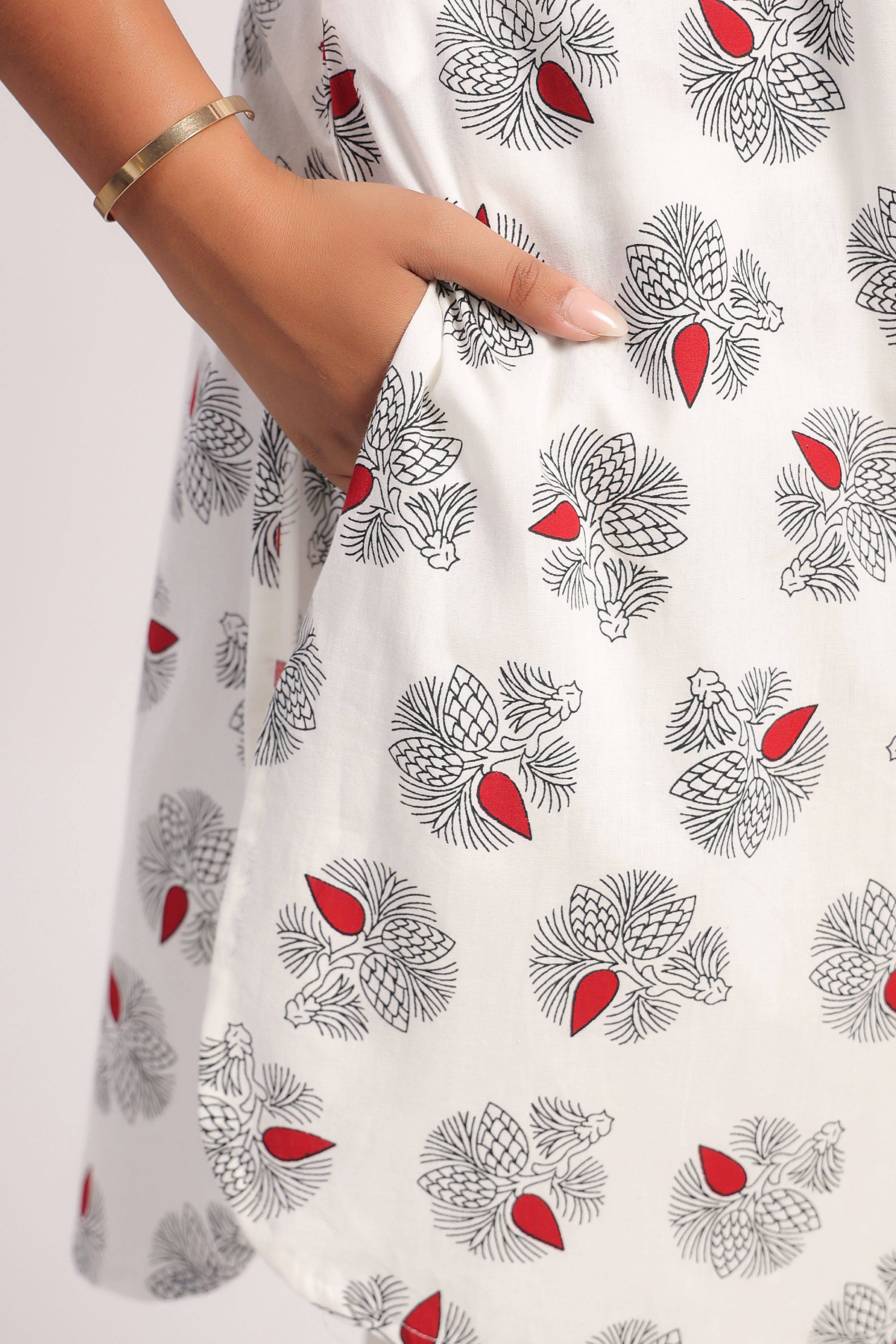 Block Print Cotton Coord Set - Visramaa