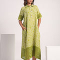 Green cotton dress - Visramaa
