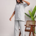 Light grey linen coord set - Visramaa