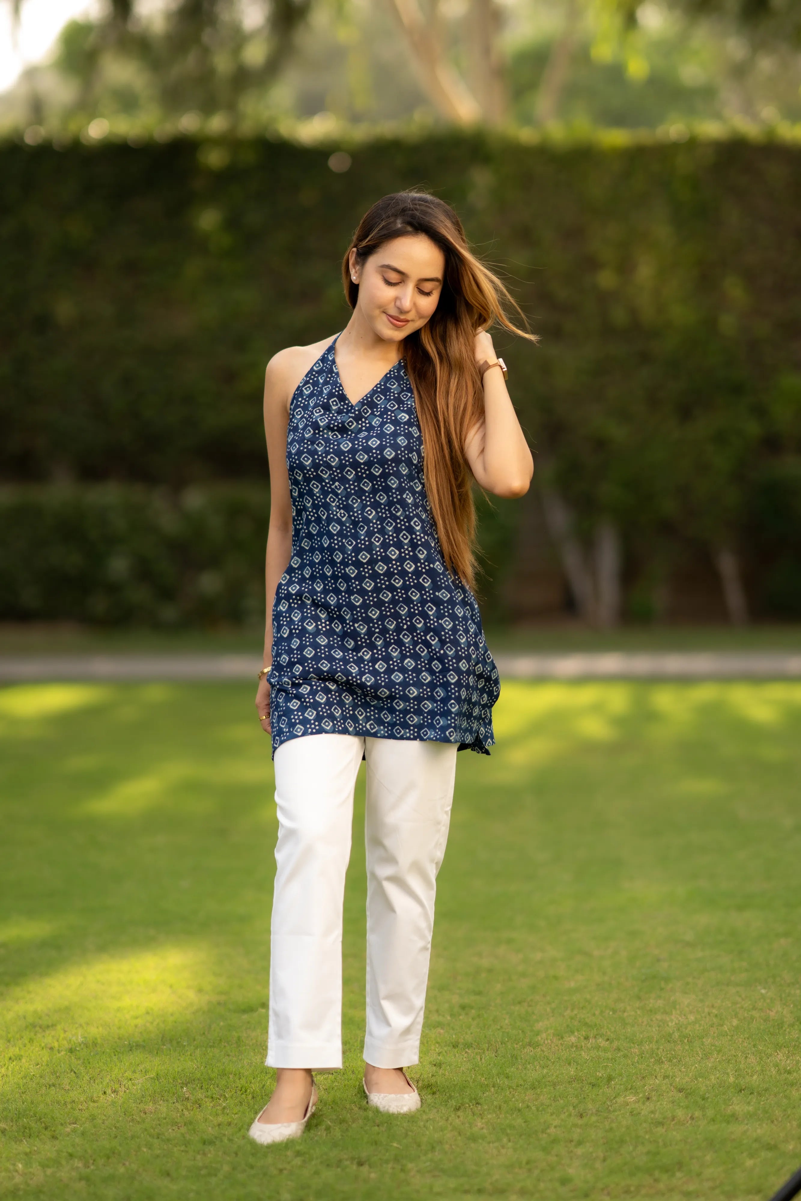 Royal Blue Cotton Shirt