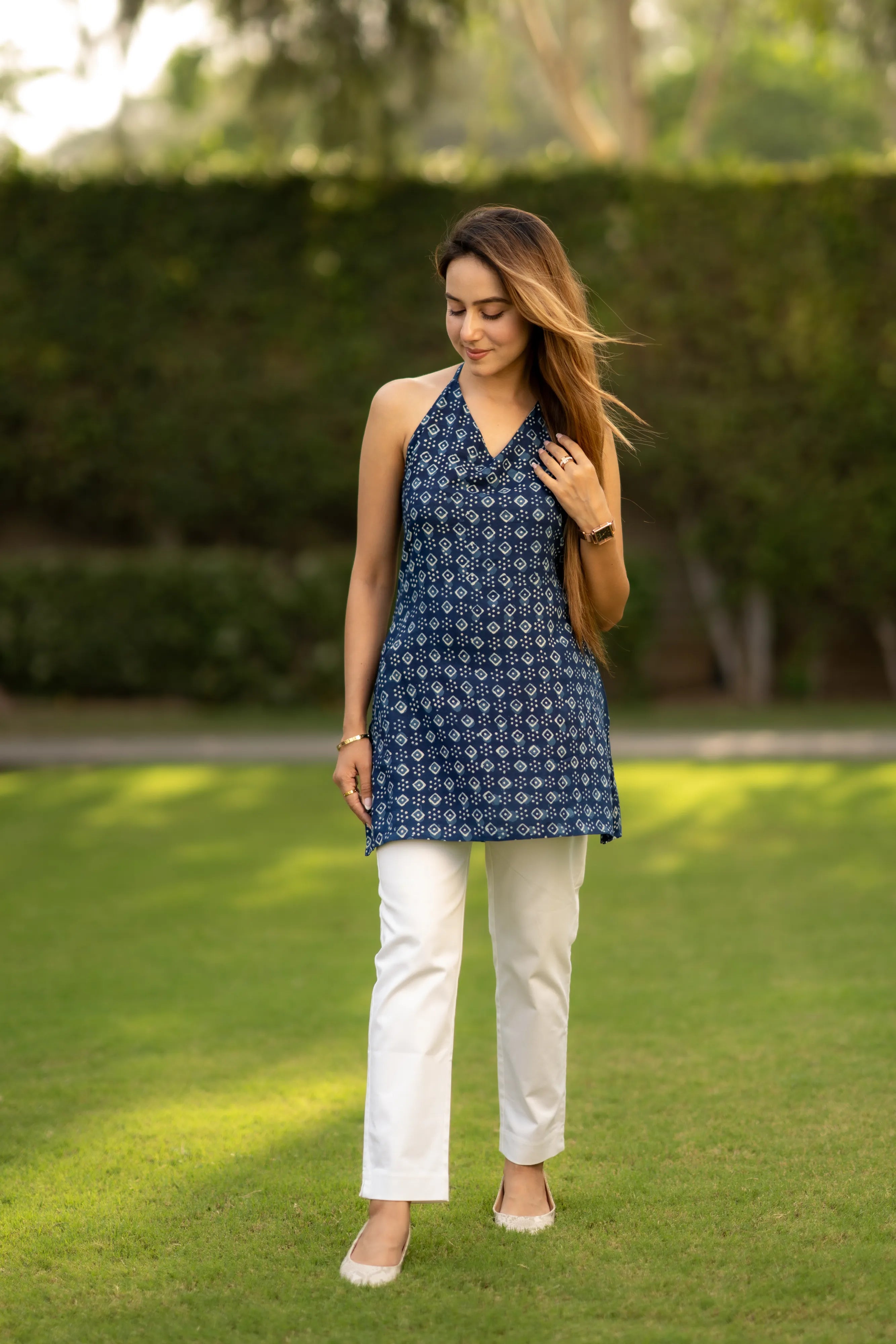 Royal Blue Cotton Shirt