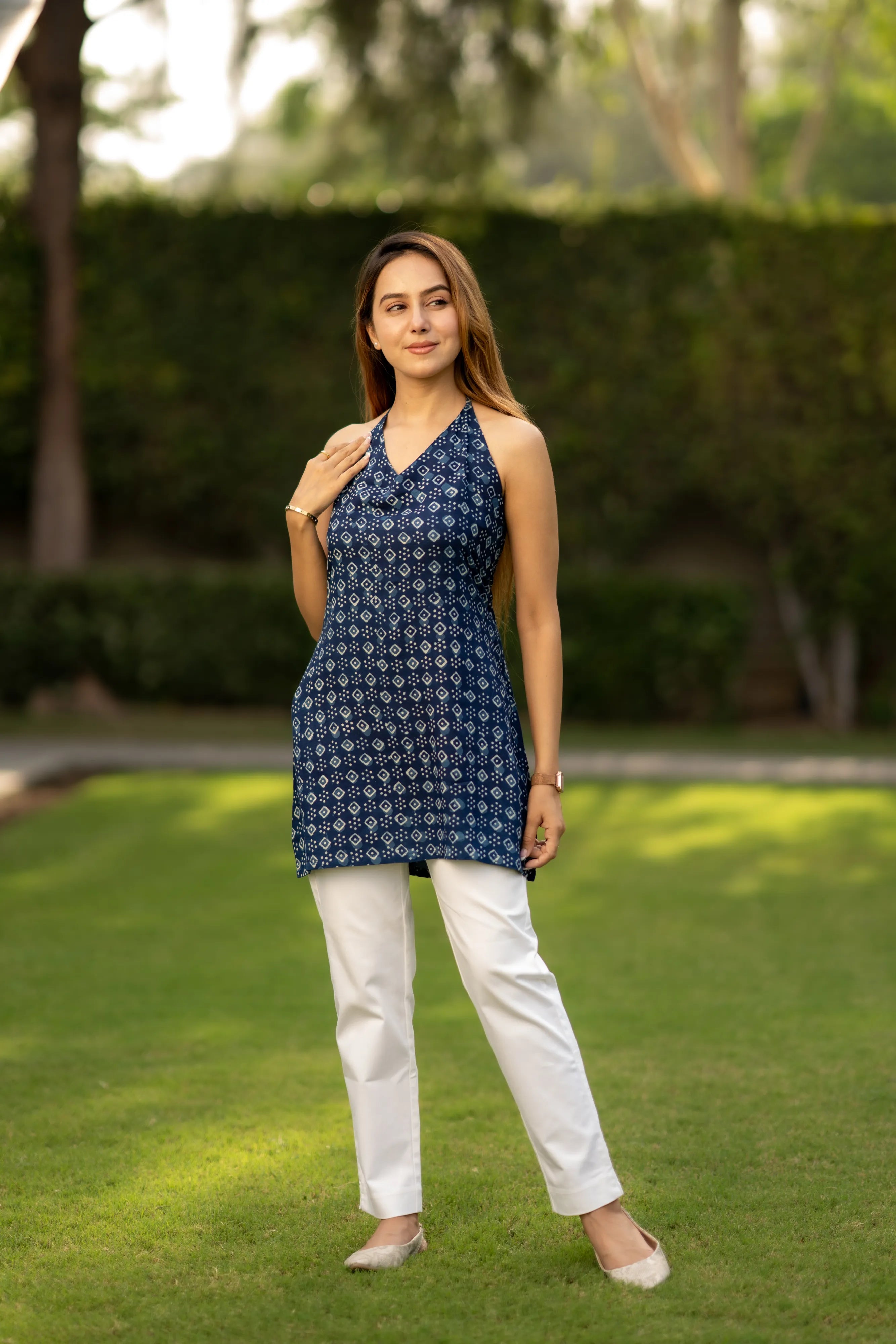 Royal Blue Cotton Shirt