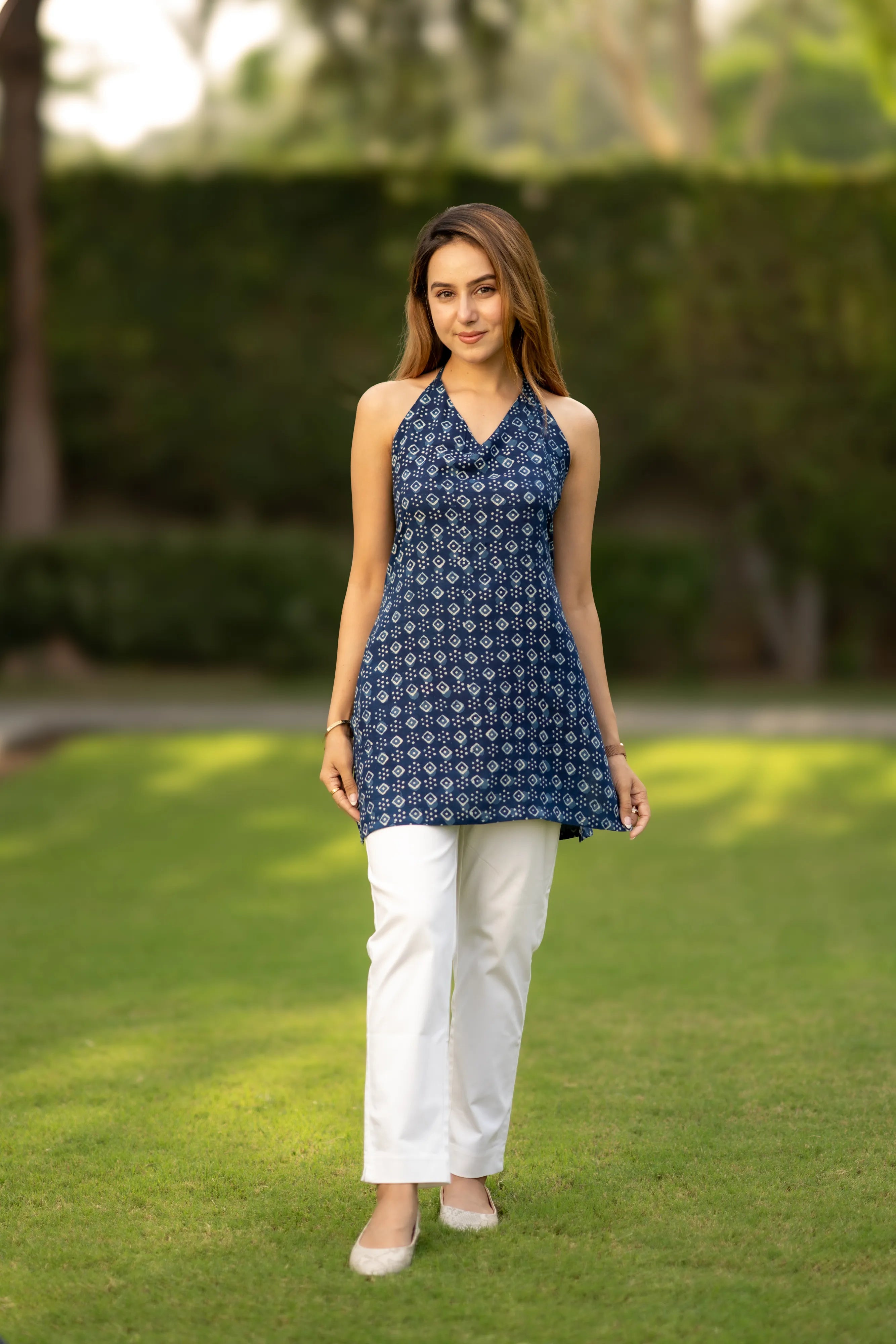 Royal Blue Cotton Shirt