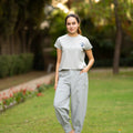 Cloudy grey yoga set