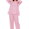 Hot Pink Floral buds Night Suit - Visramaa
