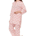 Peach Printed Kurta Set - Visramaa