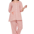 Orange Stripes Nightsuit - Visramaa