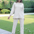 Brown silk coord set - Visramaa