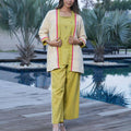 Lime green linen set - Visramaa